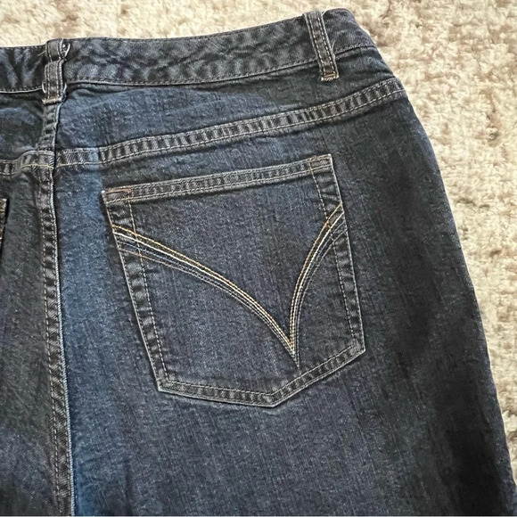 Lane Bryant Venezia Stretch BootCut Dark Wash Denim Jeans Plus size 3 (18) - Picture 9 of 10